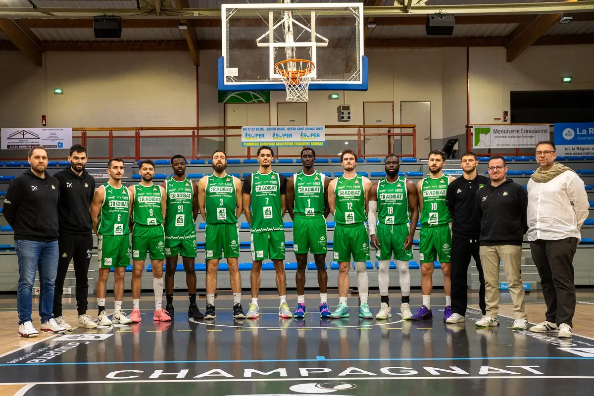 Equipe de basket N2 de Feurs Rozier dans le 42