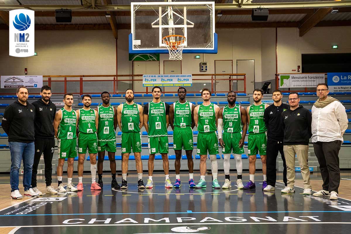 Photo de l'équipe de basket Les Enfants du Forez NM2 saison 2025 - 2026