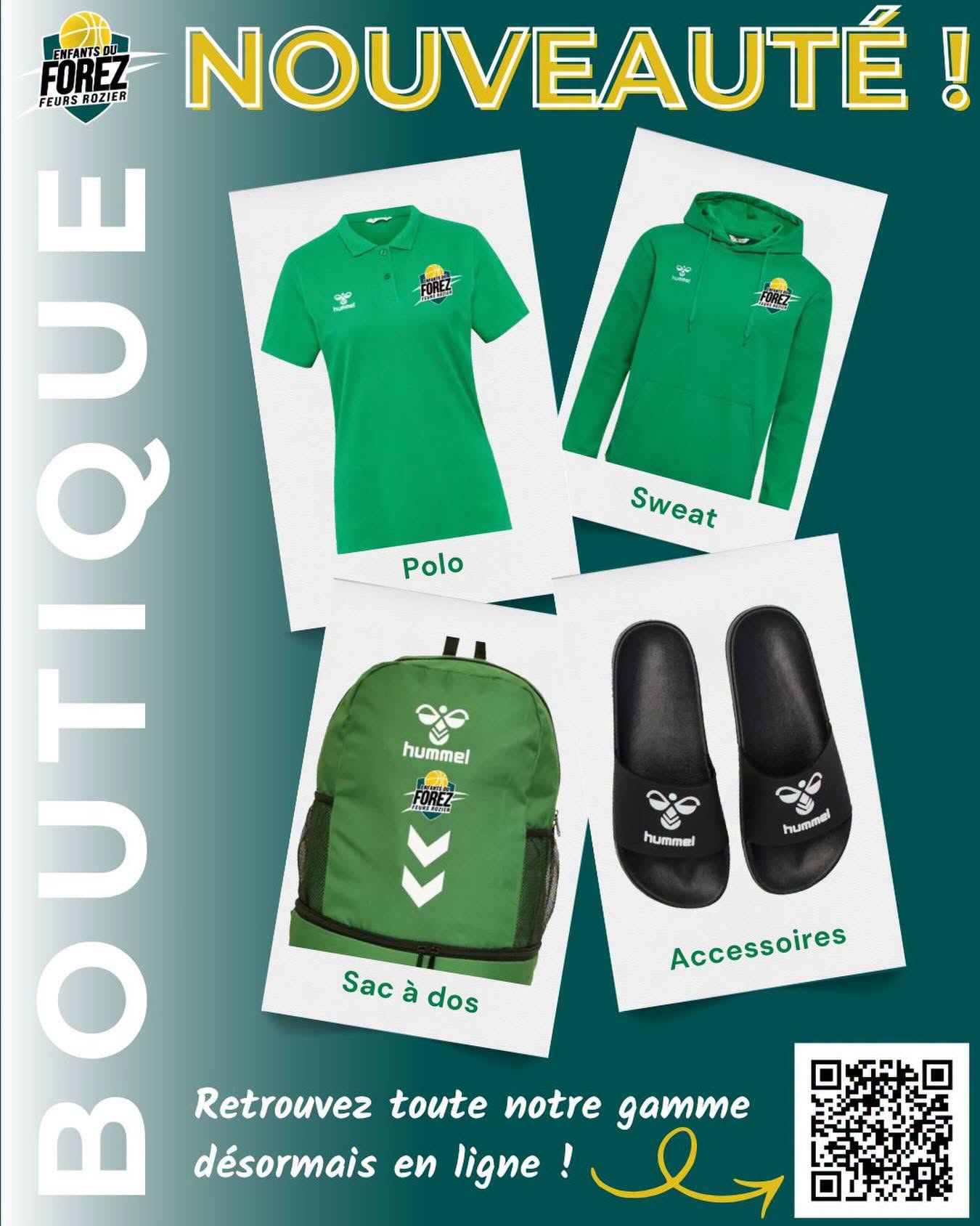 Nouvelle boutique officielle des Enfants du Forez